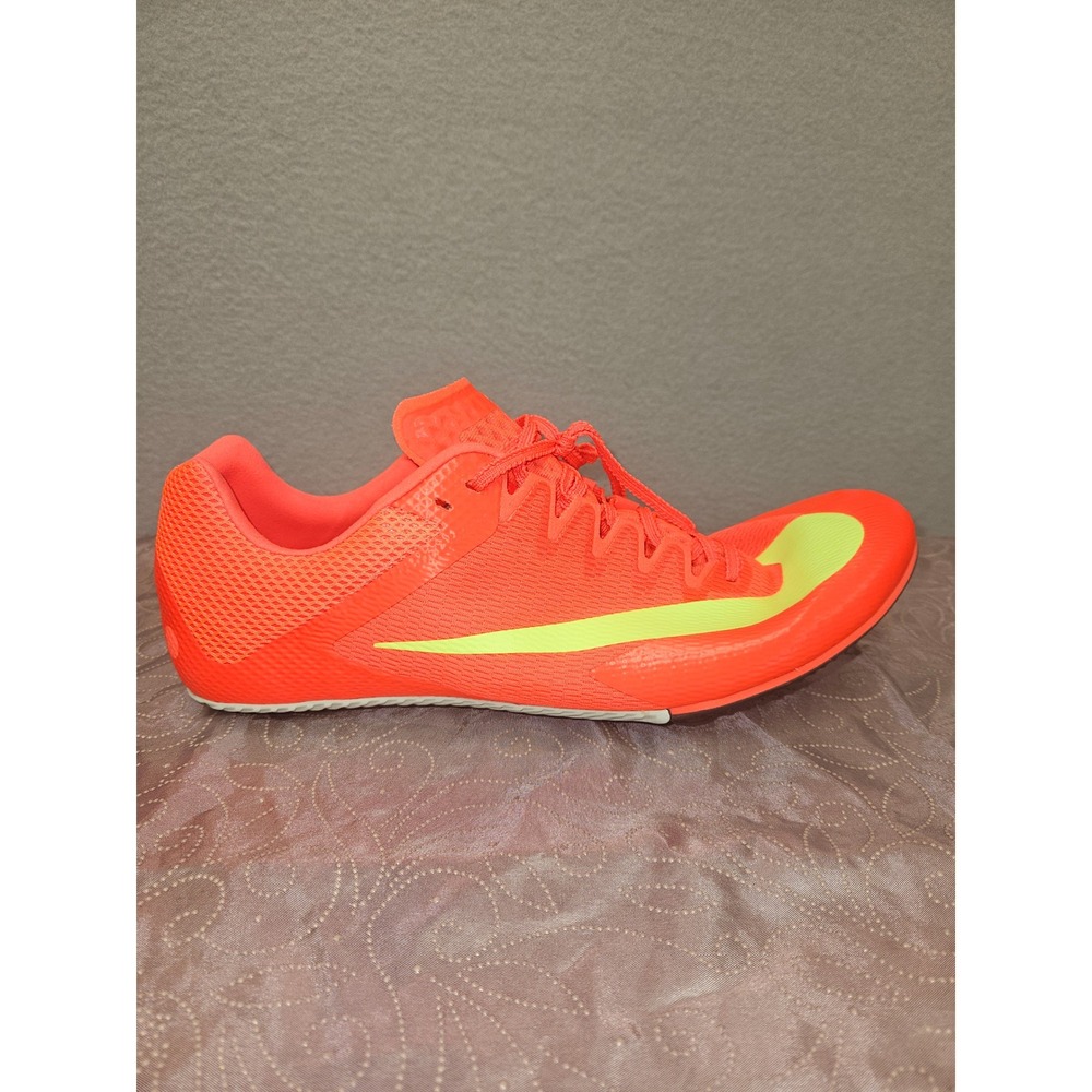 Nike Rival Sprint Track Field Spikes Total Orange Volt FZ9663-600 Mens 13
